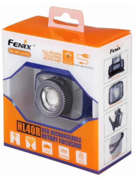 налобный фонарь Fenix HL40R синий