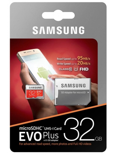 карта памяти Samsung 32Gb microSDHC  Class 10 EVO PLUS 