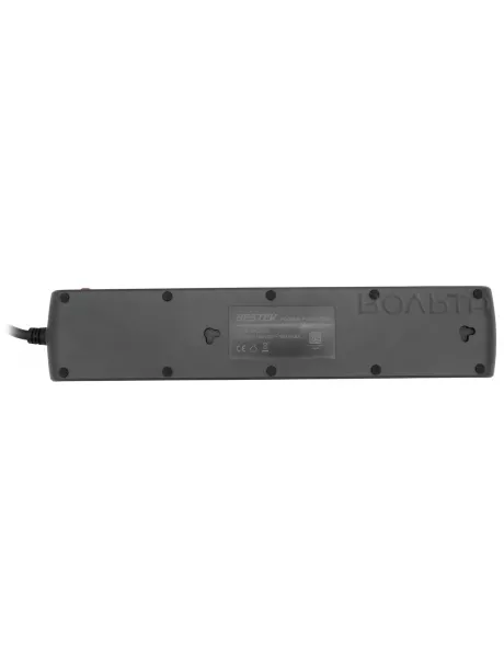 сетевой фильтр на 4 розетки Bestek EU power strip MRJ4401 black