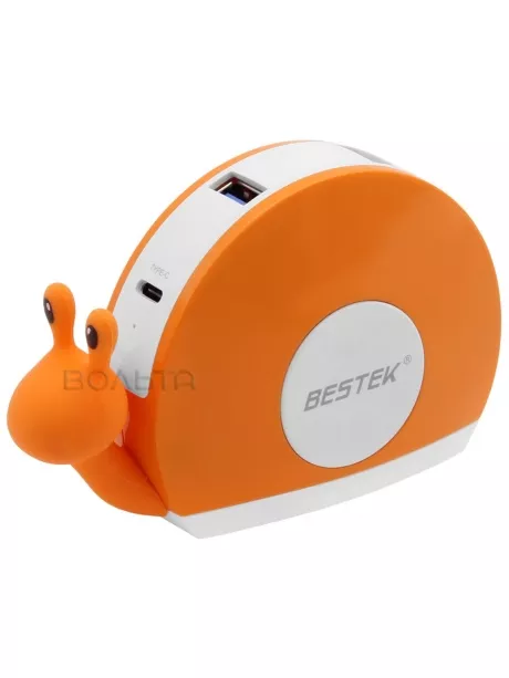настольное зарядное устройство Bestek Multi-port USB charger MRU040B-plus orange