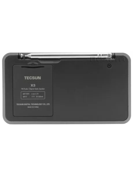 FM радиоприемник c MP3 плеером Tecsun X3 (export version) grey
