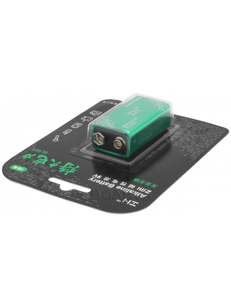 батарейка крона ZMI 6LR61 alkaline battery 9V 