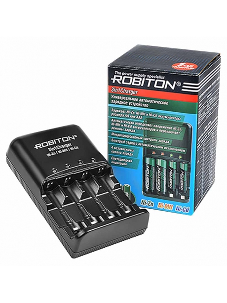 зарядное устройство Robiton 3in1Charger черный