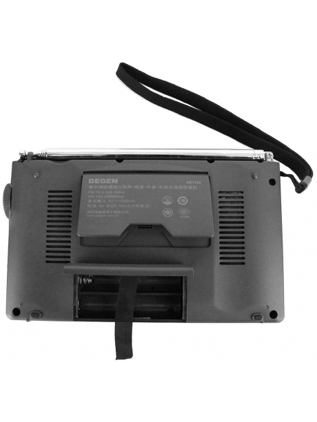 всеволновый радиоприемник высокого класса Degen DE1103 DSP titanium