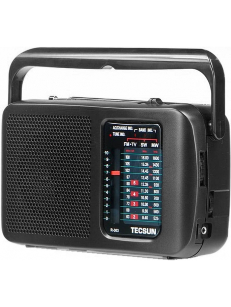 Всеволновый переносной радиоприемник Tecsun R-303 black