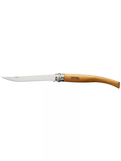 складной нож Opinel №12 филейный Stainless Steel бук