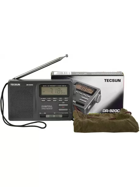 карманный радиоприемник с цифровой шкалой​ Tecsun DR-920C (export version) black
