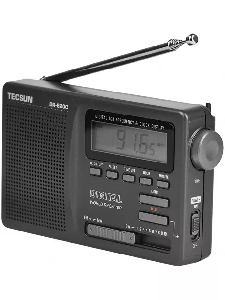 карманный радиоприемник с цифровой шкалой​ Tecsun DR-920C (export version) black