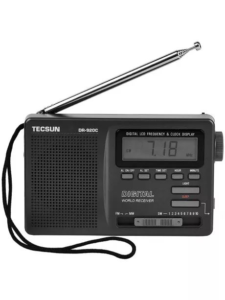 карманный радиоприемник с цифровой шкалой​ Tecsun DR-920C (export version) black