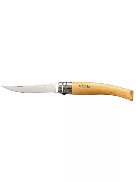 складной нож Opinel №08 филейный Stainless Steel бук