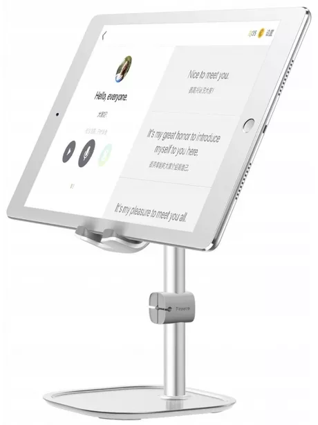 подставка для телефона и планшета Baseus Literary youth desktop bracket silver