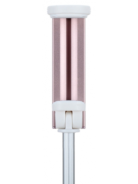 монопод для селфи с дополнительным светом Momax Selfie Light Selfie Stick with Bluetooth and LED Fill KM12 pink
