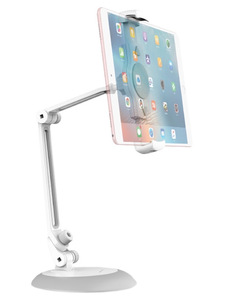 настольный держатель подставка для планшета Rock Universal Adjustable Desktop Stand white