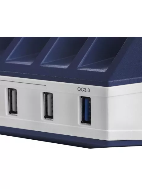 зарядная станция для смартфонов на 10 портов Bestek Charger Station MRU110E blue/white