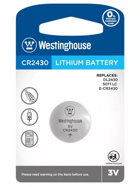 литиевая батарейка Westinghouse CR2430-BP1 