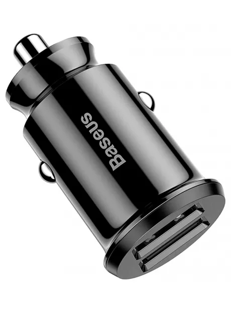 автомобильное зарядное устройство Baseus Grain black