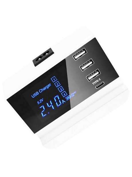 настольное зарядное устройство с подставкой Wisdom YC-CDA26A white