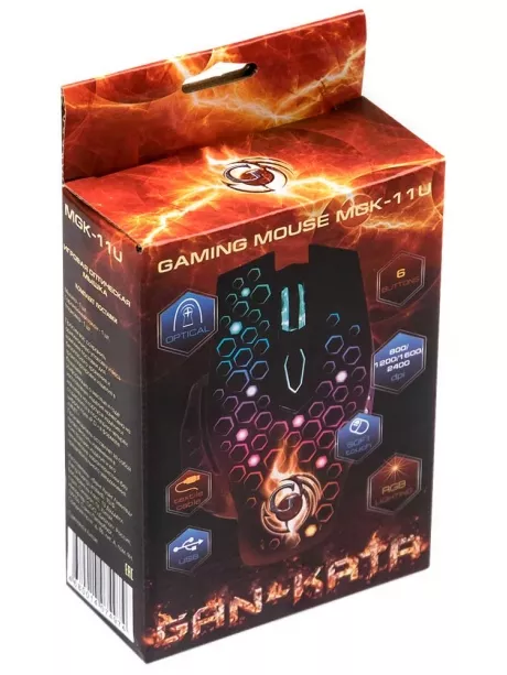 игровая мышь Dialog Gan-Kata MGK-11U black