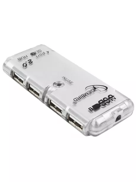 концентратор USB 2.0 Gembird UHB-C244 silver