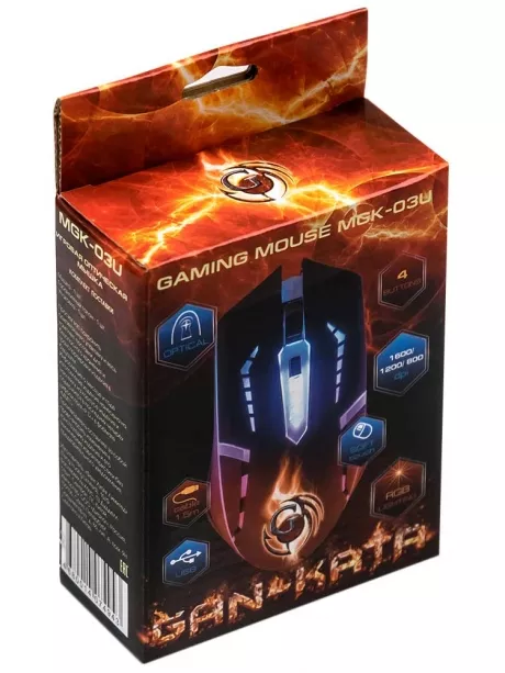 игровая мышь Dialog Gan-Kata MGK-03U black