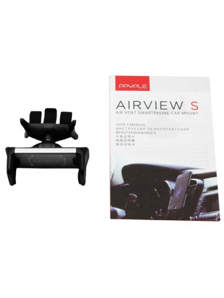 держатель для телефона в воздуховод Ppyple AirView S black