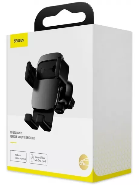гравитационный автомобильный держатель Baseus Cube Gravity Vehicle-mounted Holder black