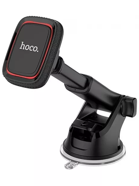 магнитный держатель на присоске Hoco CA42 Cool Journey in-car dashboard holder with stretch rod black