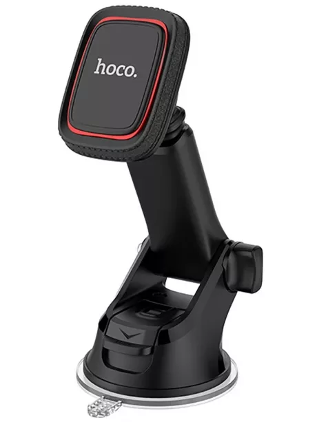 магнитный держатель на присоске Hoco CA42 Cool Journey in-car dashboard holder with stretch rod black