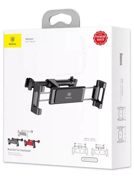 автомобильный держатель на подголовник Baseus Back Seat Car Mount Holder black
