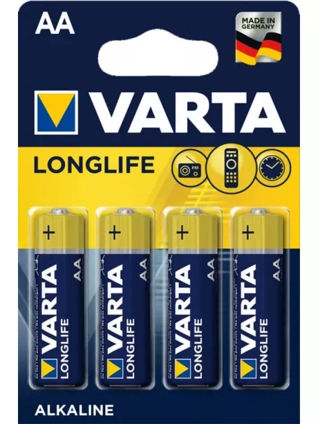 батарейка Varta LR6/AA LONGLIFE-4BL 