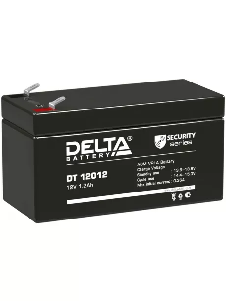 свинцово кислотный аккумулятор Delta DT 12012 