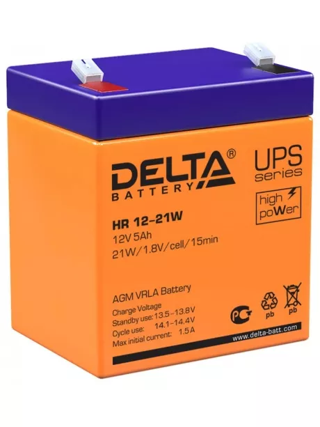 аккумулятор для ИБП Delta HR 12-21W 