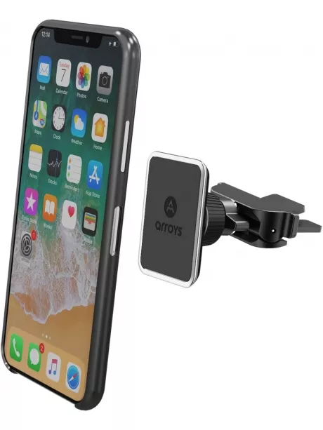 держатель для смартфона и планшета  в CD слот Arroys CD-SM1 black