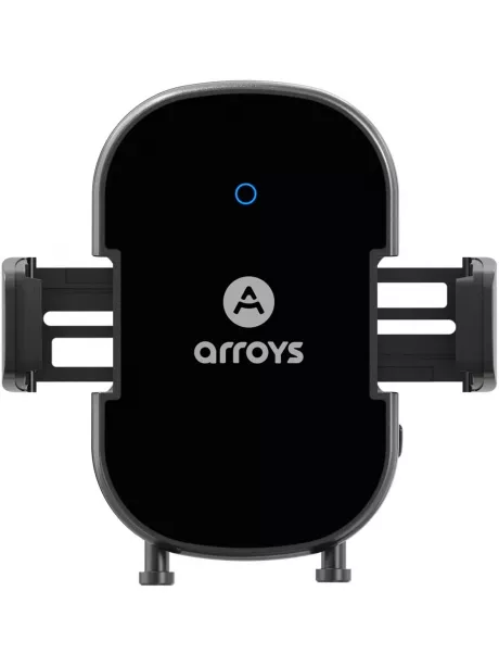 держатель с беспроводной зарядкой на торпедо Arroys Dash-W1 Auto black