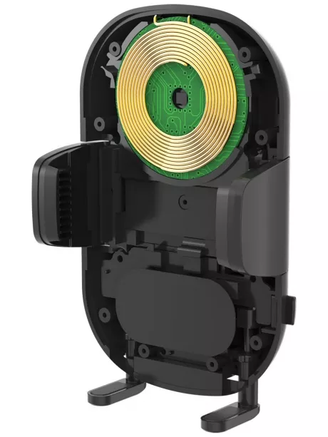 держатель с беспроводной зарядкой на торпедо Arroys Dash-W1 Auto black