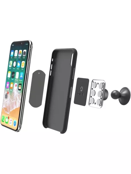 магнитный держатель на 3М скотче Arroys Stick-SM1 black