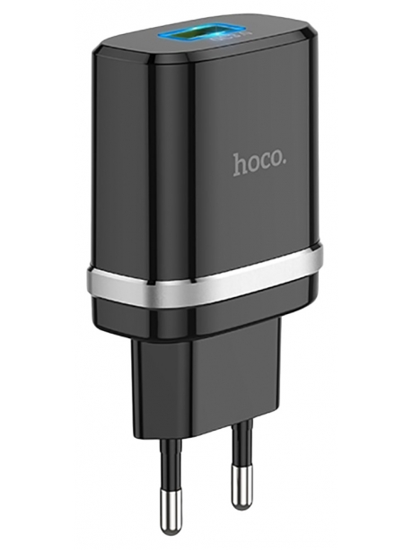зарядное устройство Hoco C12Q Smart QC3.0 charger black