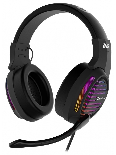 игровая гарнитура 7.1 с подсветкой и вибрацией Accutone Halo 2 USB black