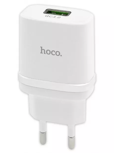 зарядное устройство Hoco C12Q Smart QC3.0 charger + Micro cable white