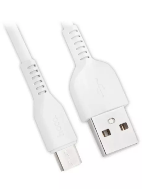 кабель передачи данных Hoco X20 Flash micro 1m white