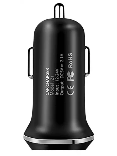 автомобильное зарядное устройство Hoco Z1 2USB 2.1A black