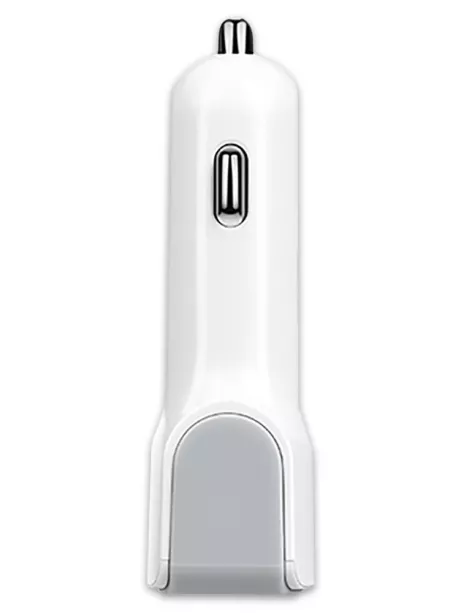 автомобильное зарядное устройство Hoco Z23 grand style 2USB 2.4A white