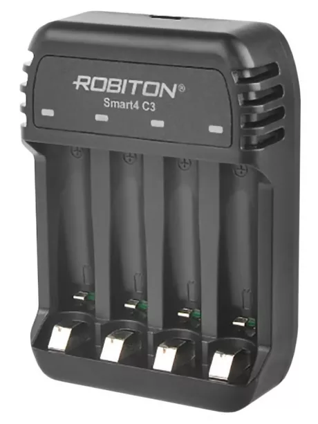 зарядное устройство для АА и ААА аккумуляторов Robiton Smart4 C3 