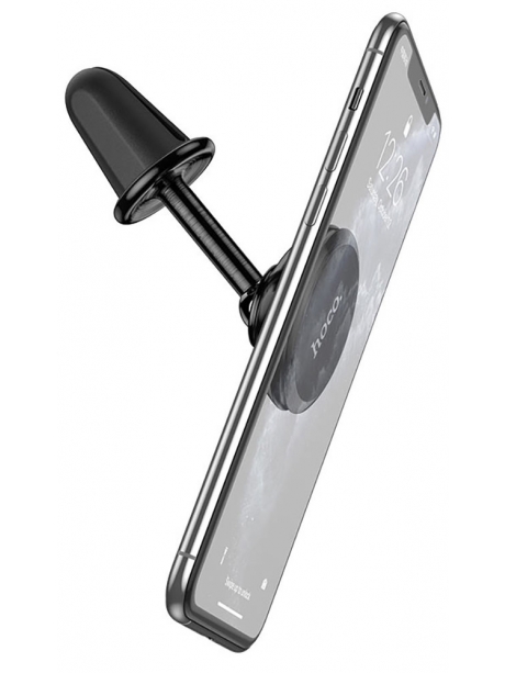 магнитный держатель на воздуховод Hoco CA69 Sagesse aluminum alloy long version air outlet magnetic car black