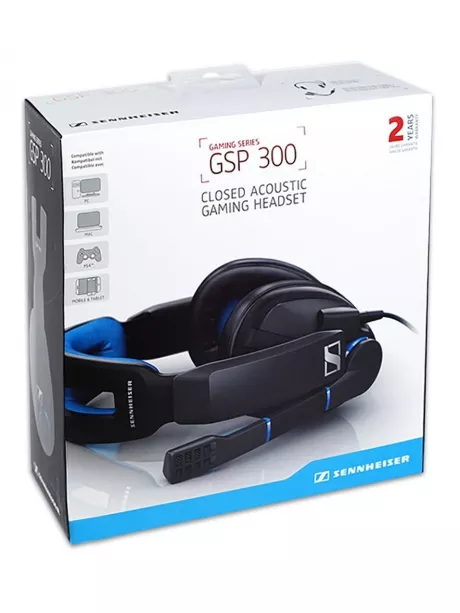 игровая гарнитура для аудиокарты Sennheiser GSP 300 black