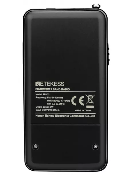 цифровой карманный мини радиоприемник Retekess TR103 