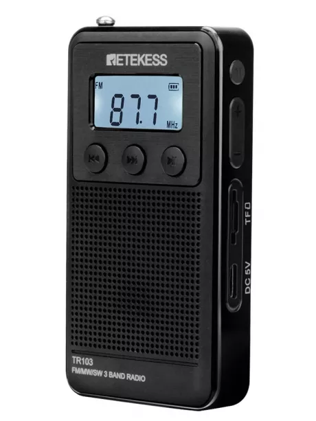 цифровой карманный мини радиоприемник Retekess TR103 