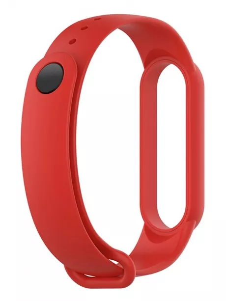 силиконовый ремешок Xiaomi для Mi Band 5 красный
