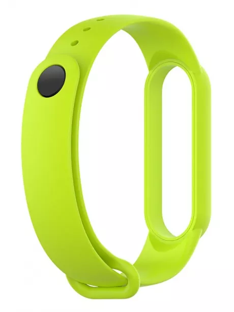 силиконовый ремешок Xiaomi для Mi Band 5 лайм