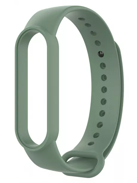 силиконовый ремешок Xiaomi для Mi Band 5 светло-зеленый